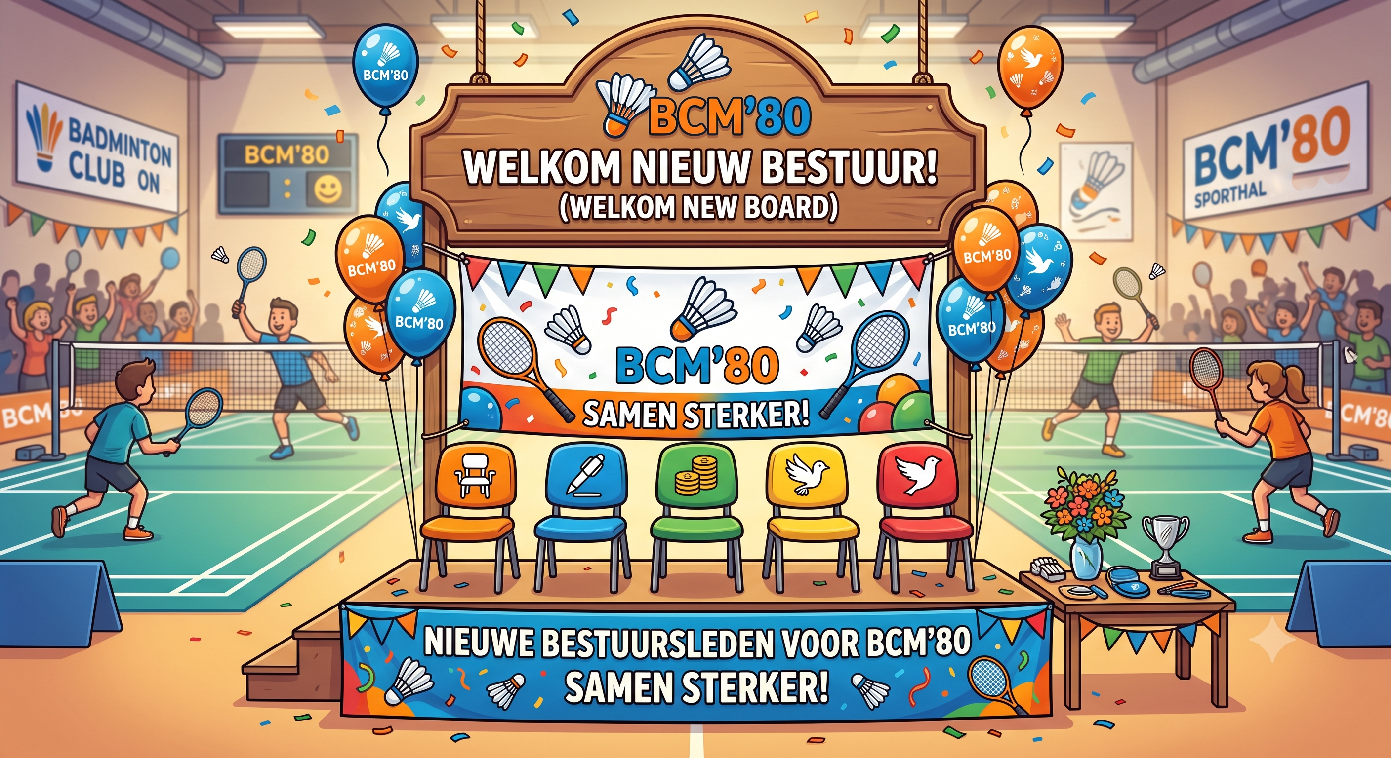 Nieuwe samenstelling bestuur