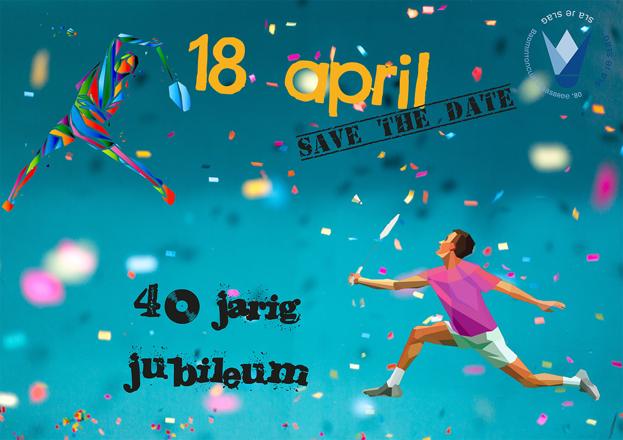 Datum 40-jarig bestaan feestje bekend