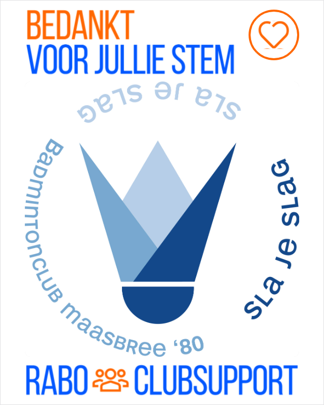 Bedankt voor jullie stem met Rabo ClubsSupport 2024