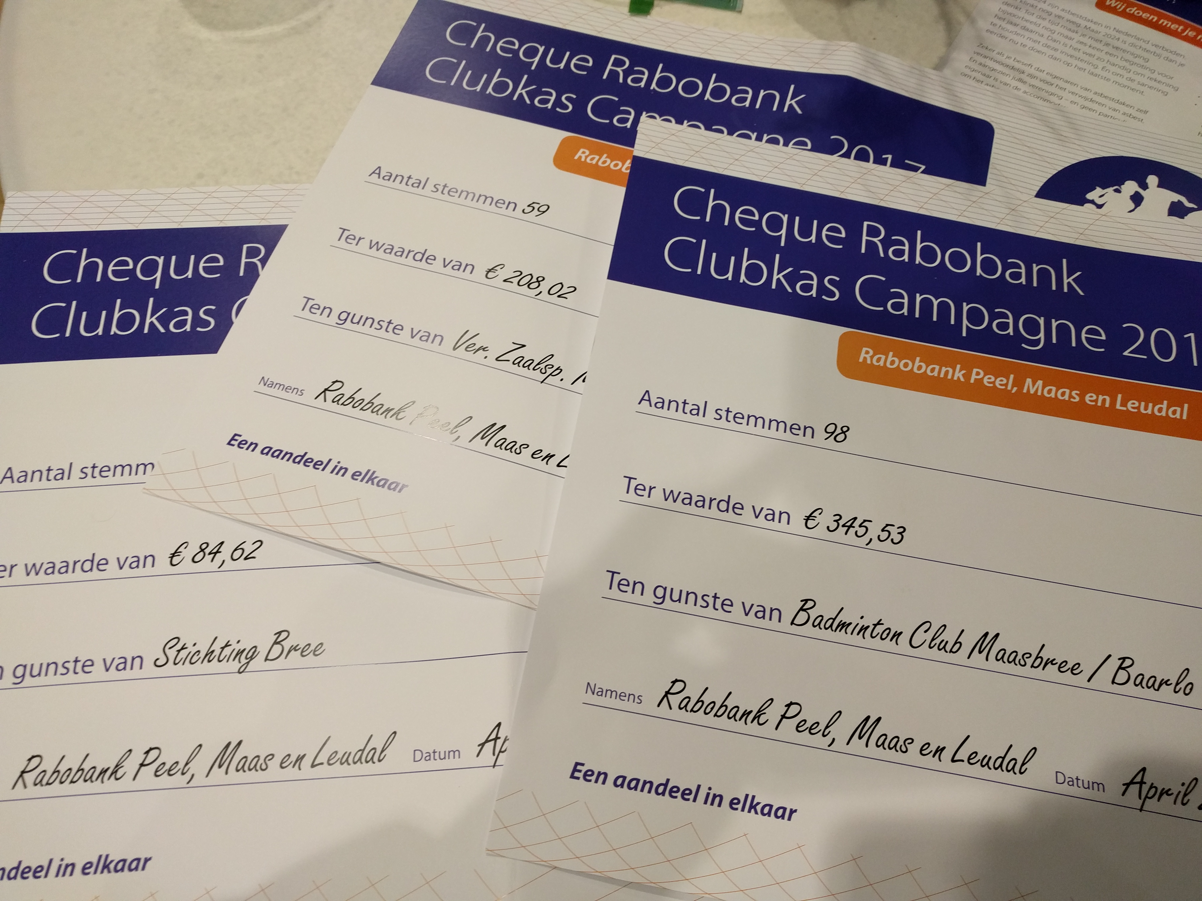 RaboBank Roadshow 2017 bedrag bekend