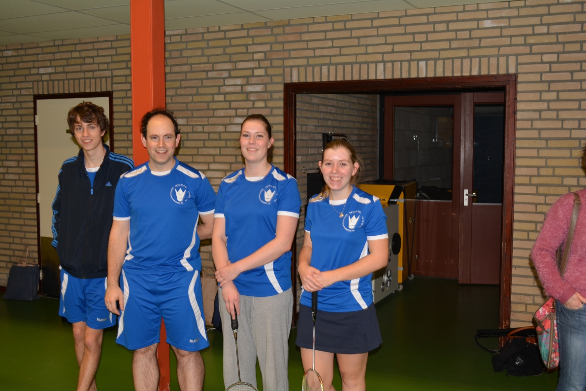 Team 1 kampioenen BCM'80 (receptie zondag 31 januari)