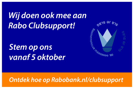 Stem op BCM'80 - Rabo Clubsupport 2020
