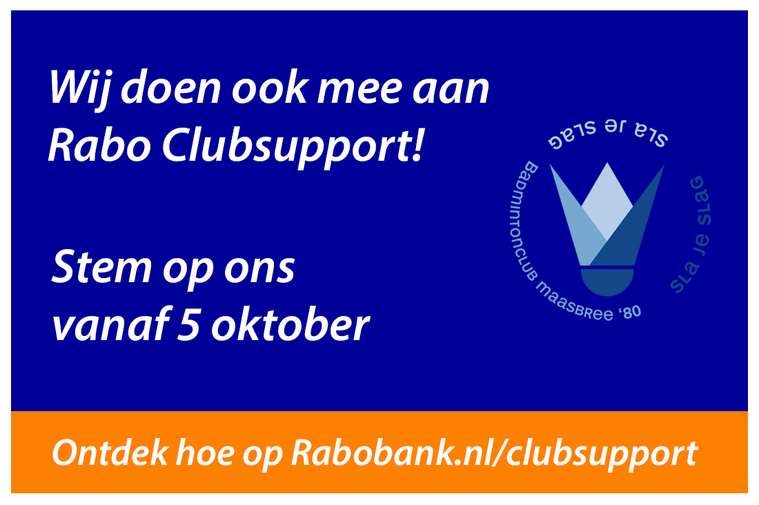 Stem op BCM'80 - Rabo ClubSupport 2021