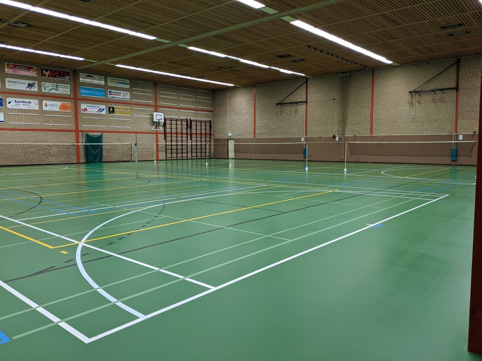 Sporthal gesloten vanwege lockdown dec. 2020